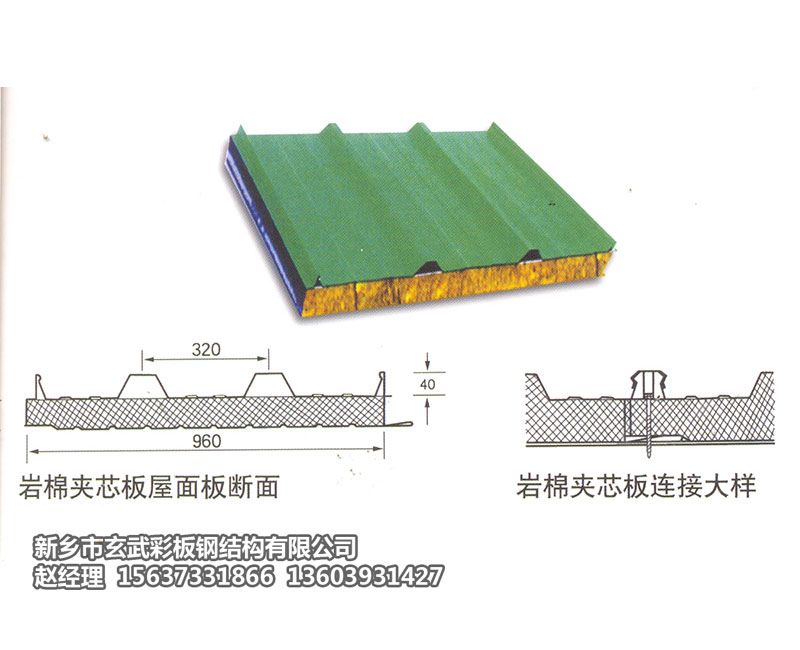 岩棉夹芯板